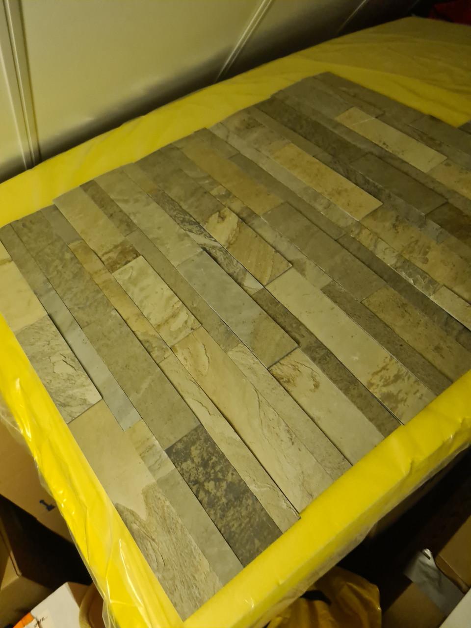 5 Natuursteenstrips zelfklevend bieden