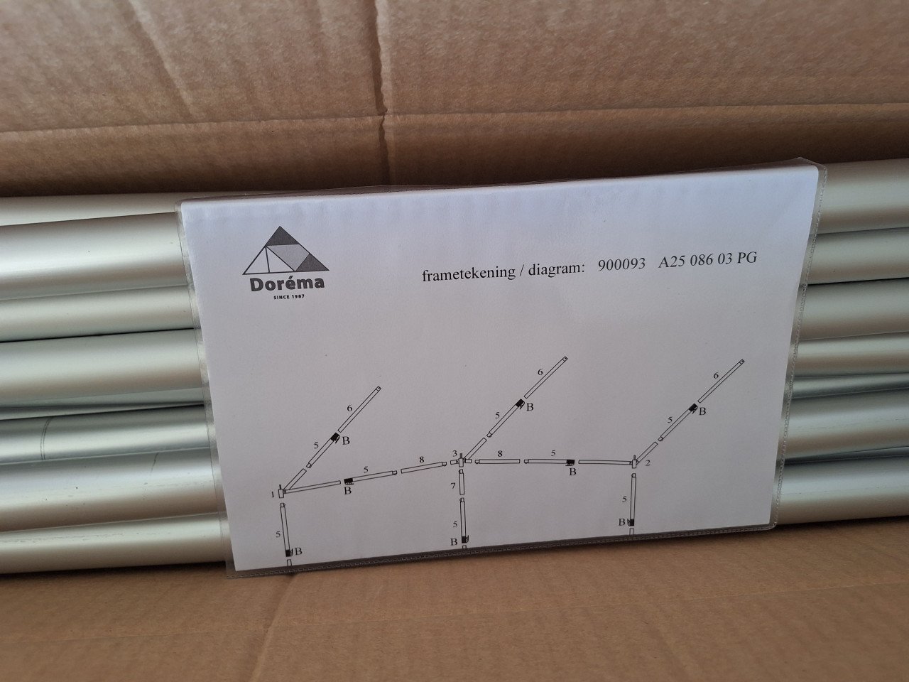 Doréma voortentluifel frame