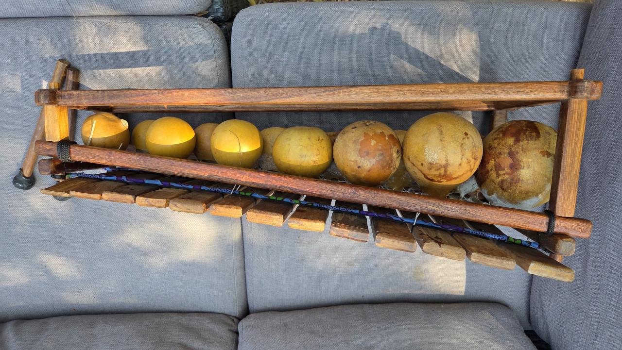 Unieke Kankaba Balafon - Handgemaakt Afrikaans Instrument
