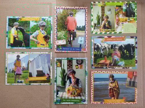 Partij mooie Zeeuwse ansichtkaarten van Zeeuwse Sien