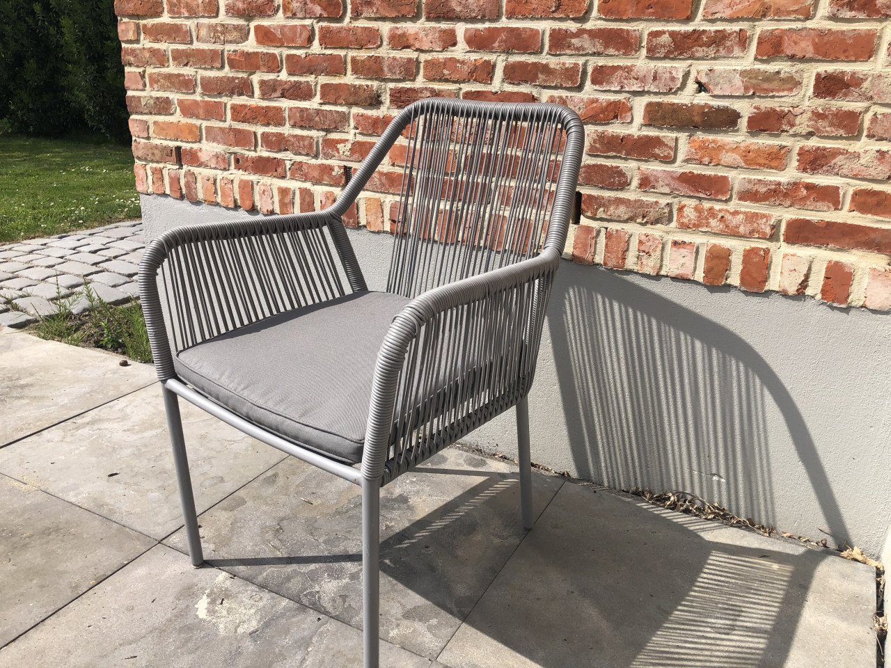 Leuke tuinstoel met kussen NIEUW