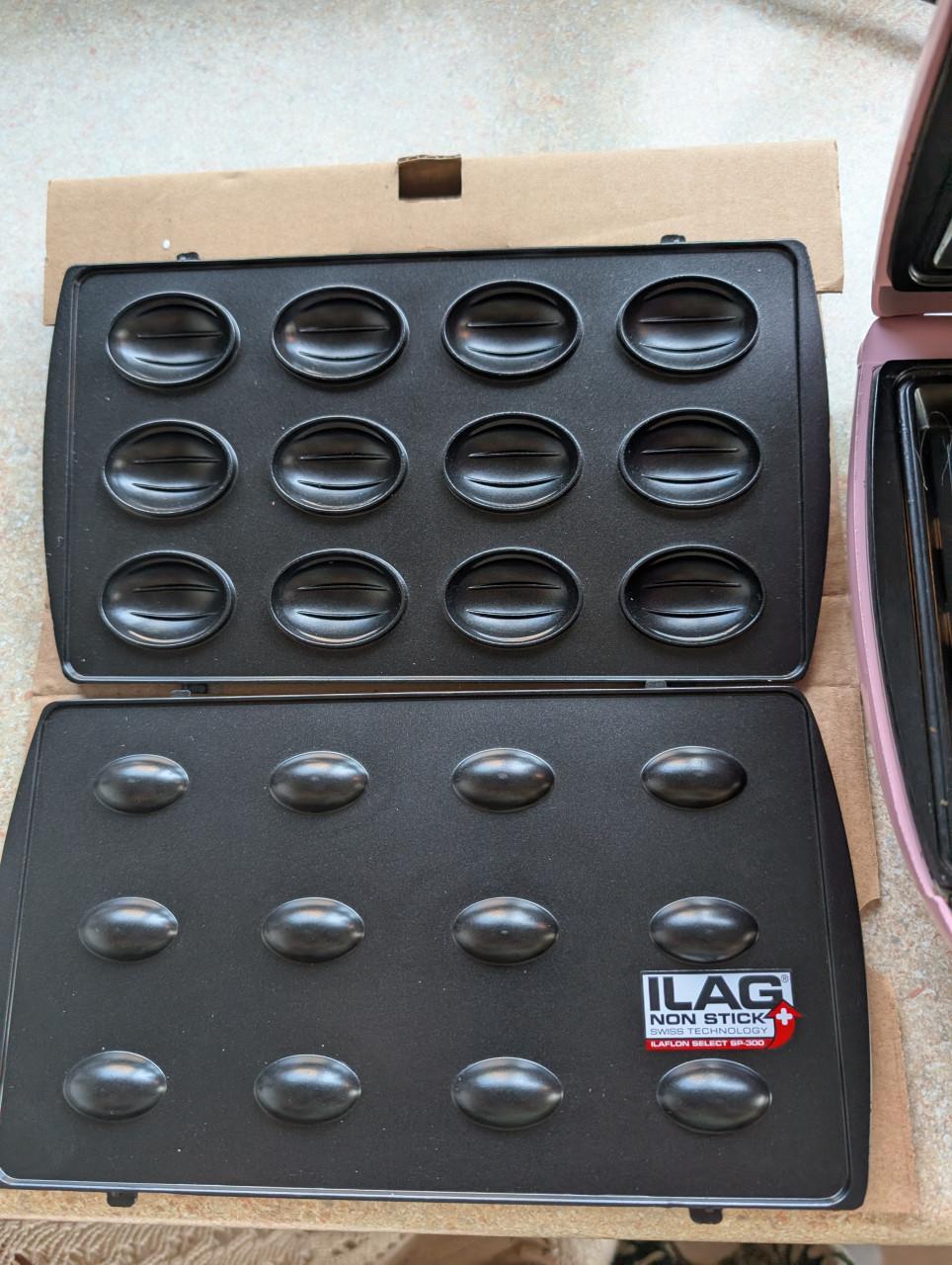Wafel ijzer met extra platen
