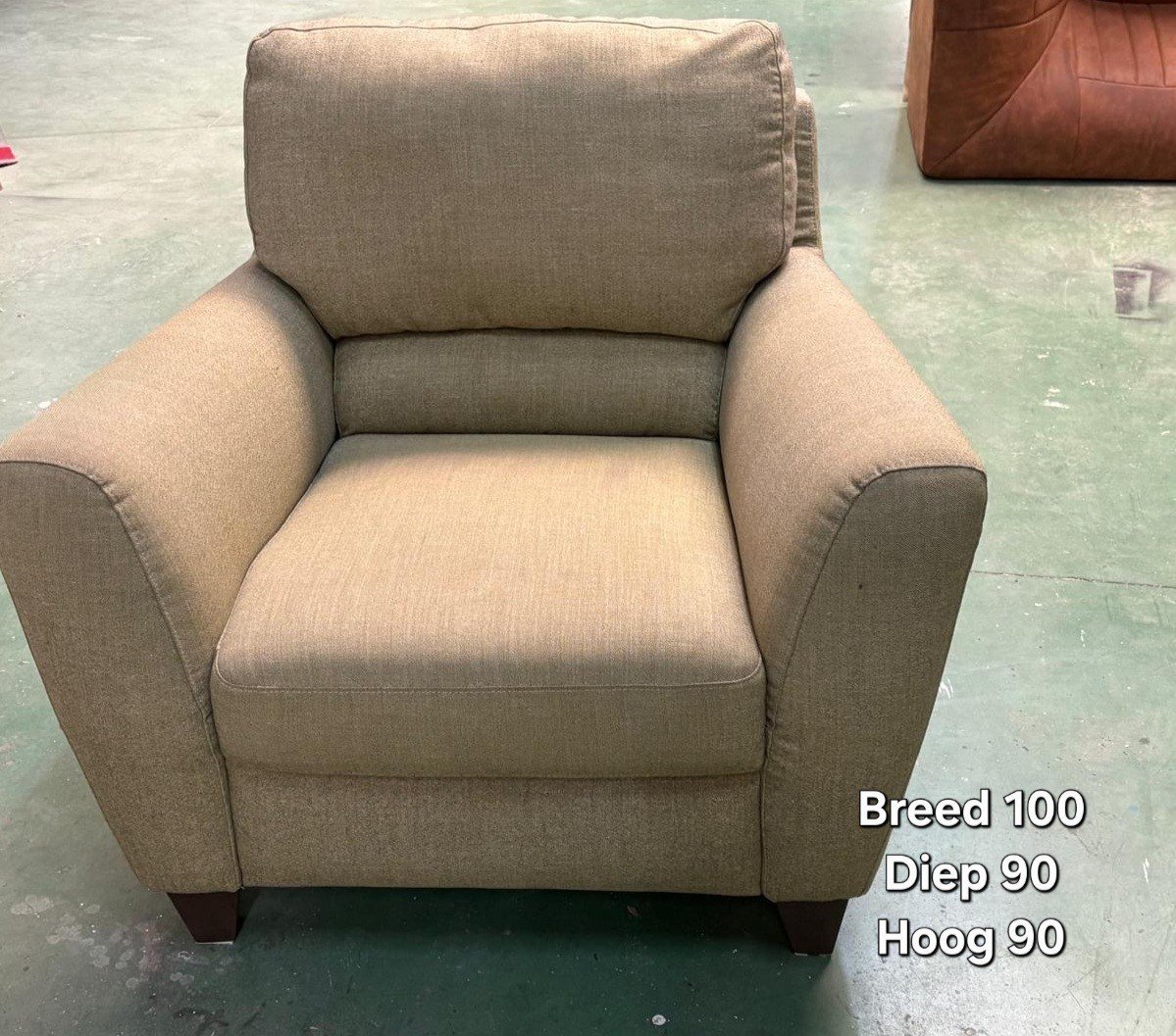 Nette Bank met 2 fauteuils
