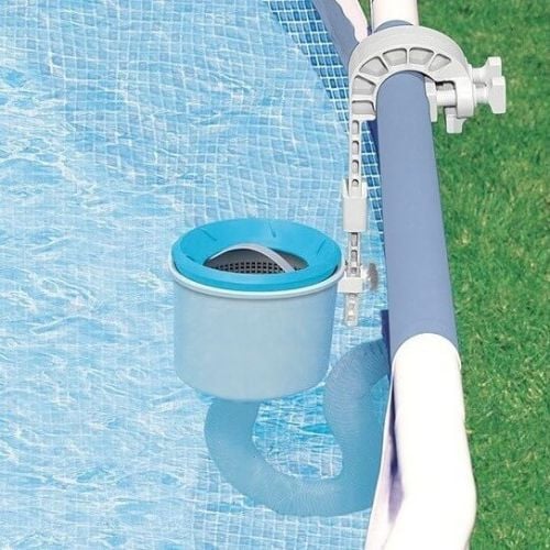 Zwembad Intex 457x107cm incl. zandfilterpomp, chloorpomp etc.