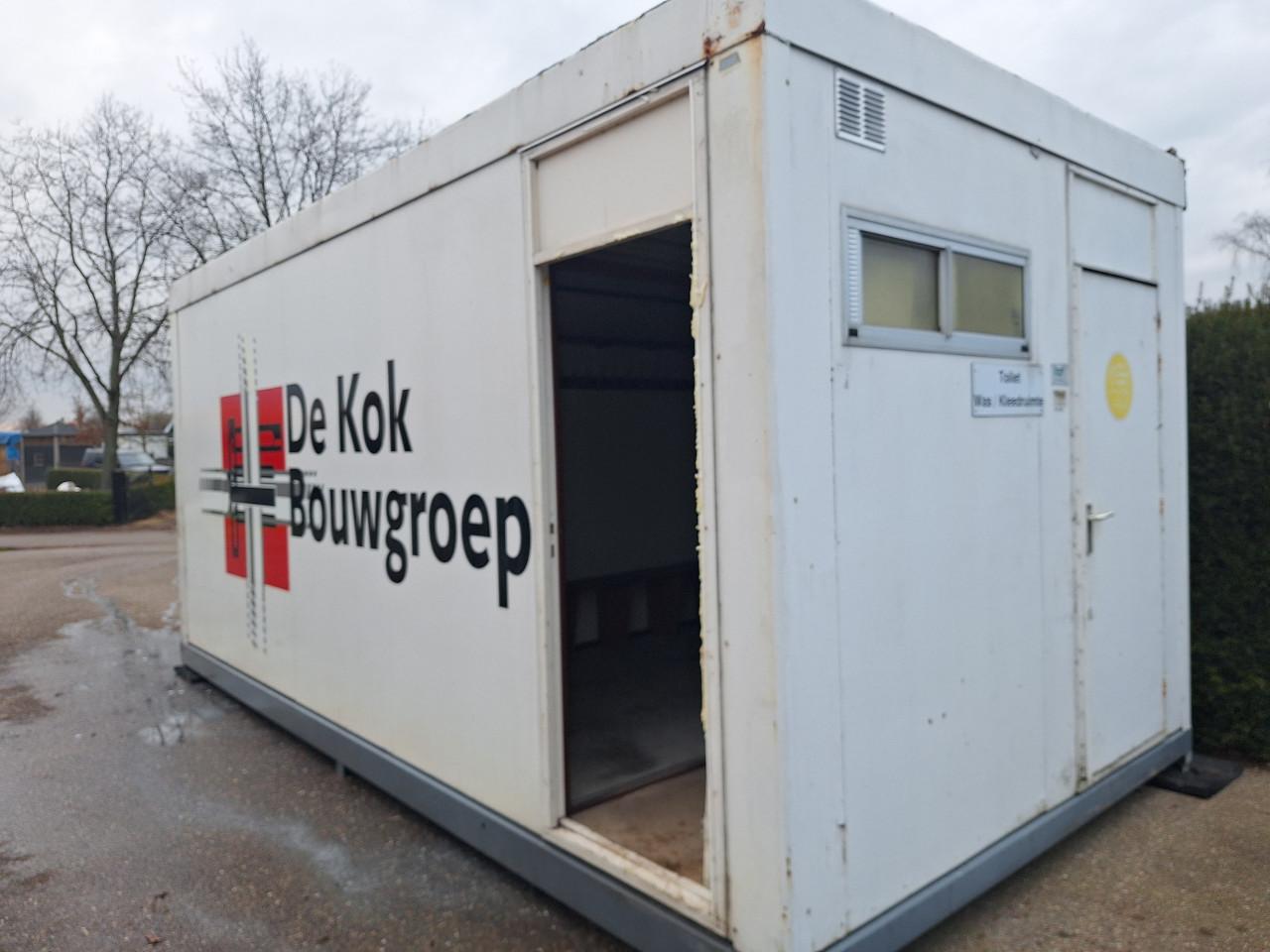 Sanitairunit, wc unit, toiletgebouw, keet, wcunit.