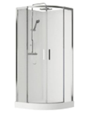 GRATIS Douchecabine kwartrond 90 cm Gebruikt!