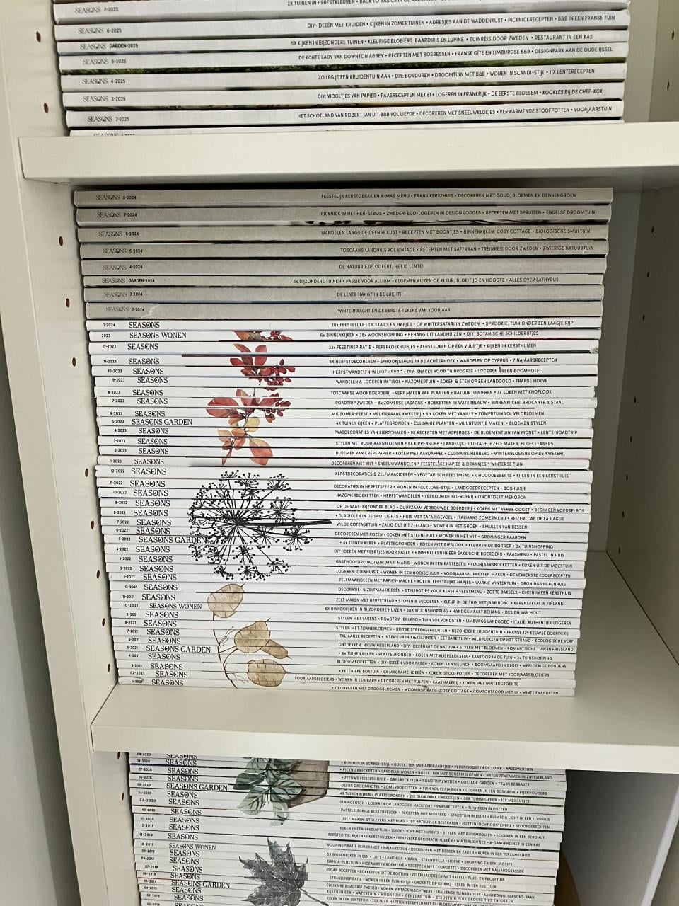 Negen jaargangen Seasons Magazine