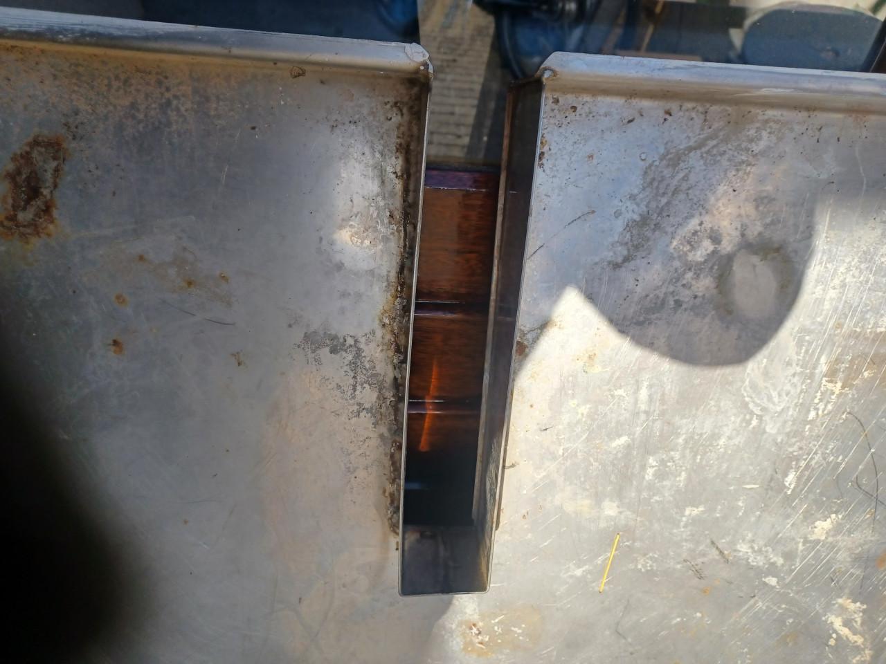 Metalen lekbak groot