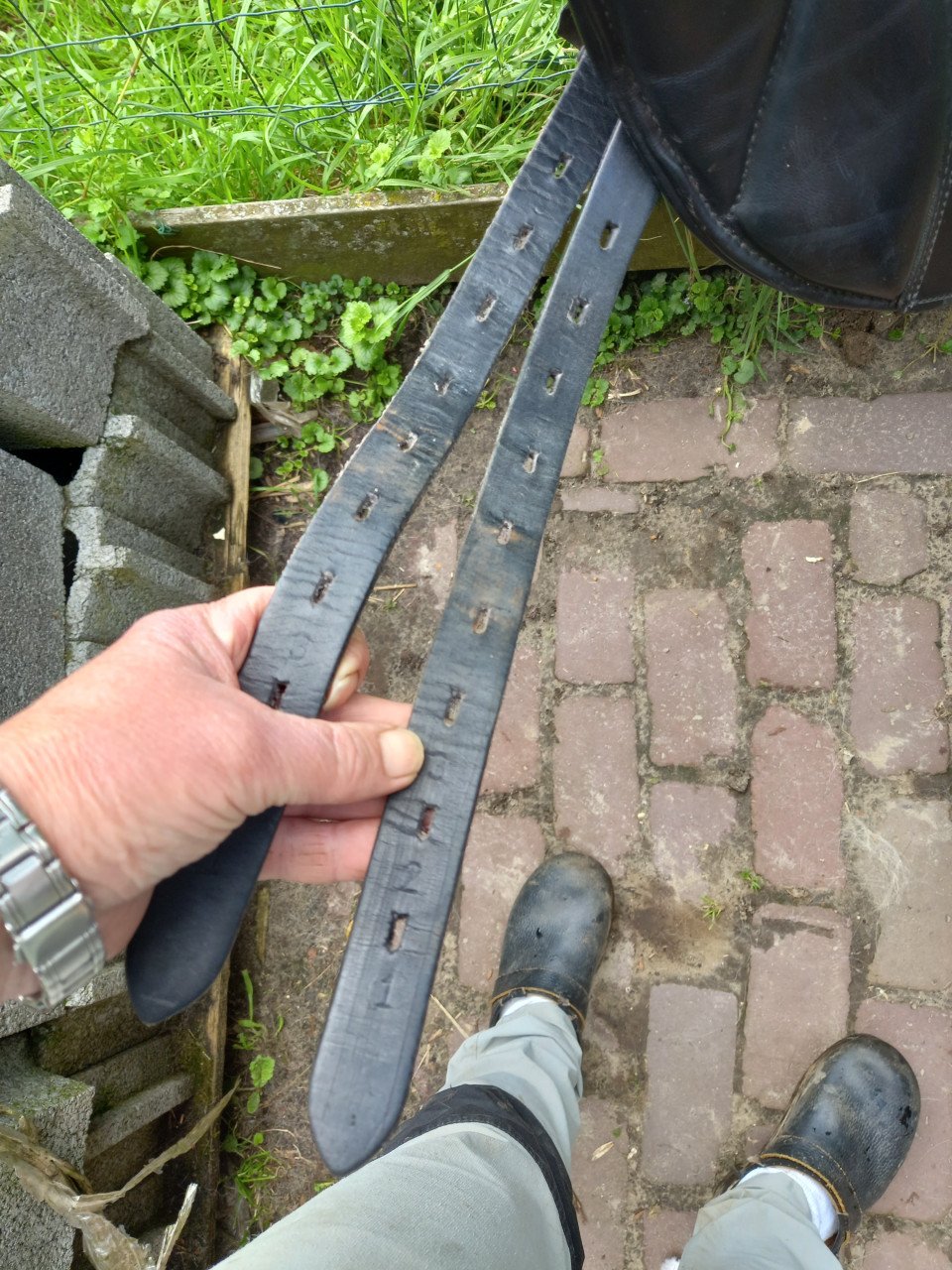 Kentaur elektra dressuurzadel 18"
