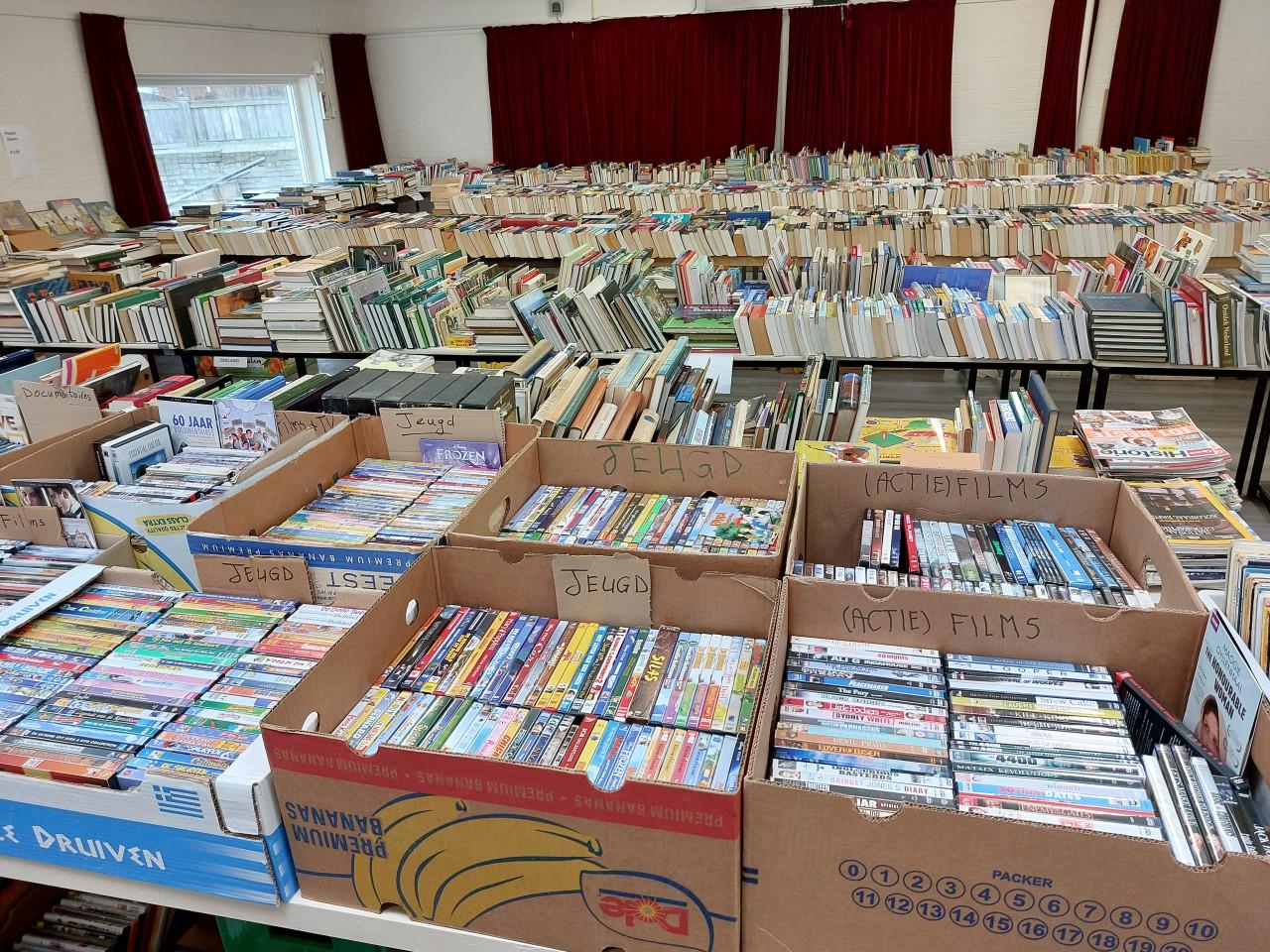 Jaarlijkse Grote Boeken- en Platenmarkt Vlijt & Volharding.
