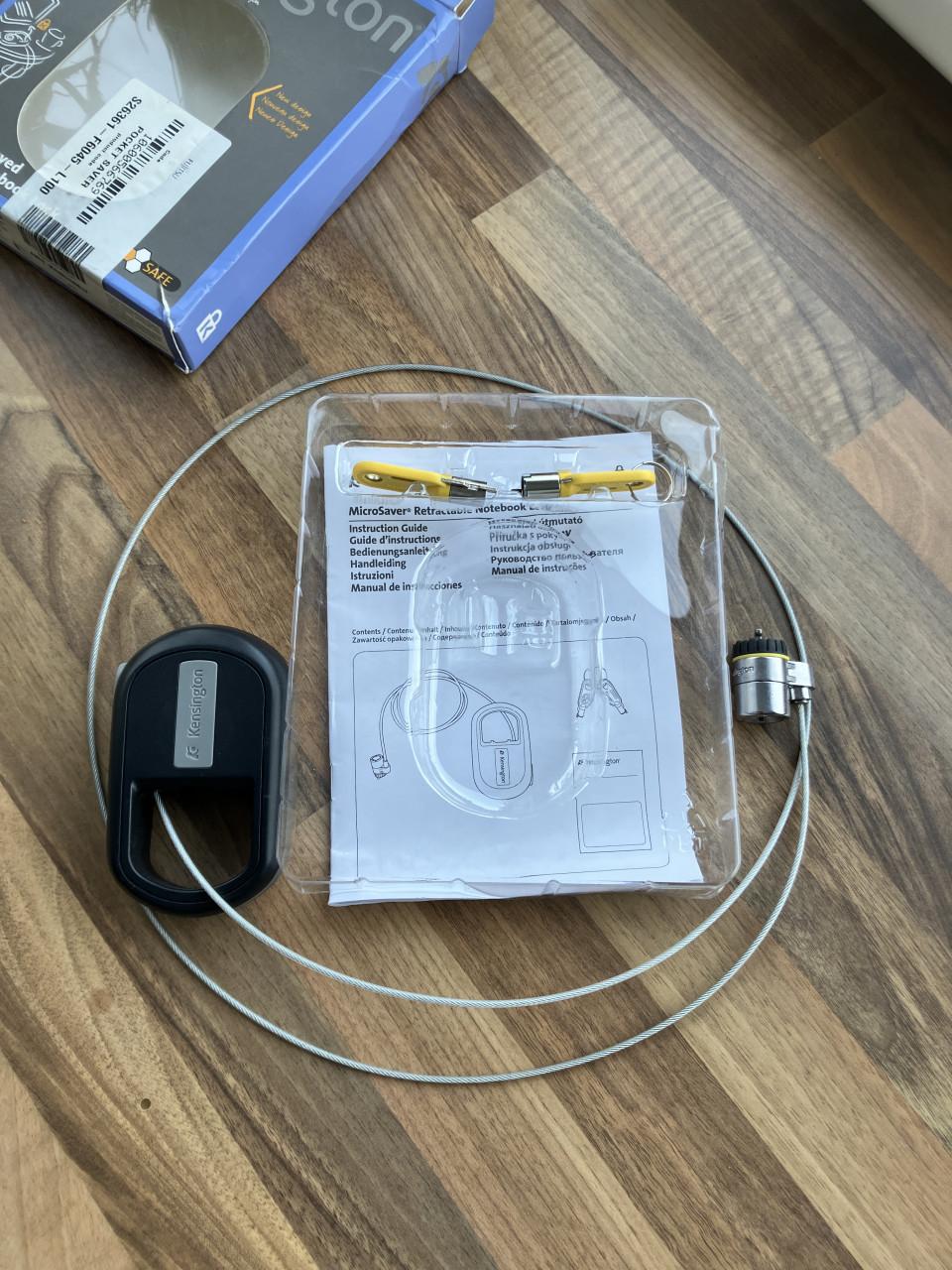 Kensington Microsaver Keyed Retractable Notebook Lock