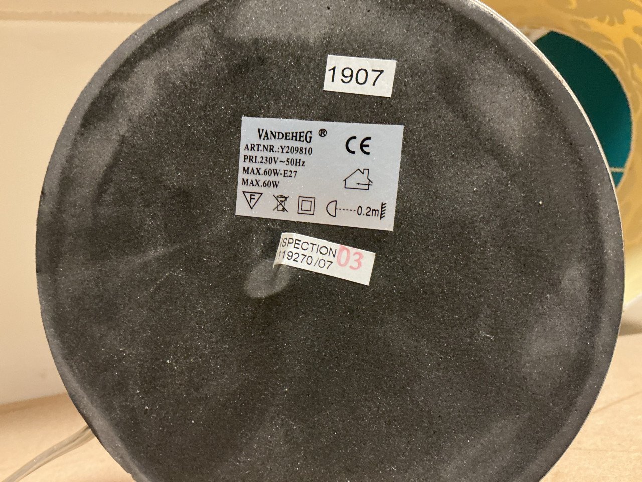2 Vandeheg tafellampen, RVS