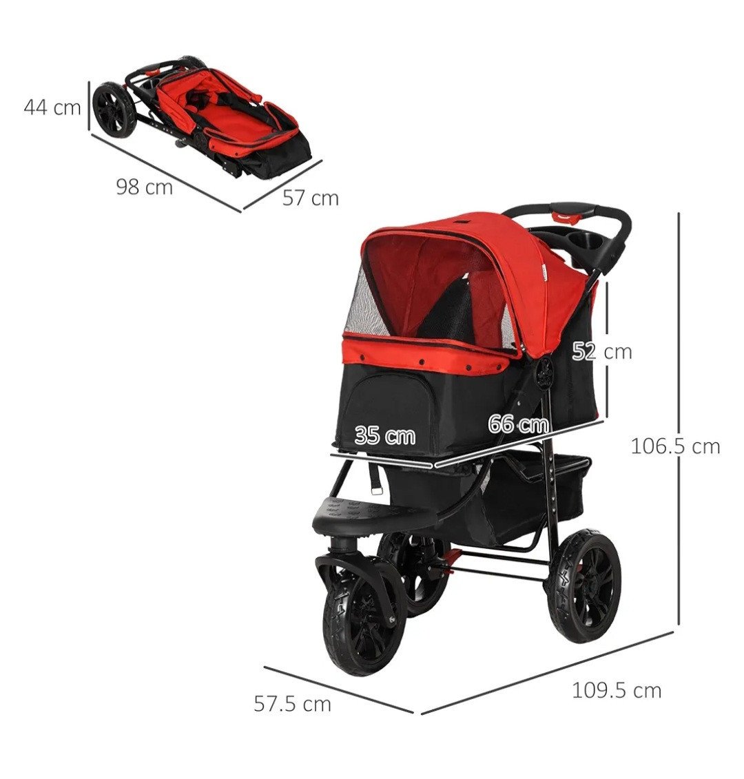 Prachtige hondenbuggy