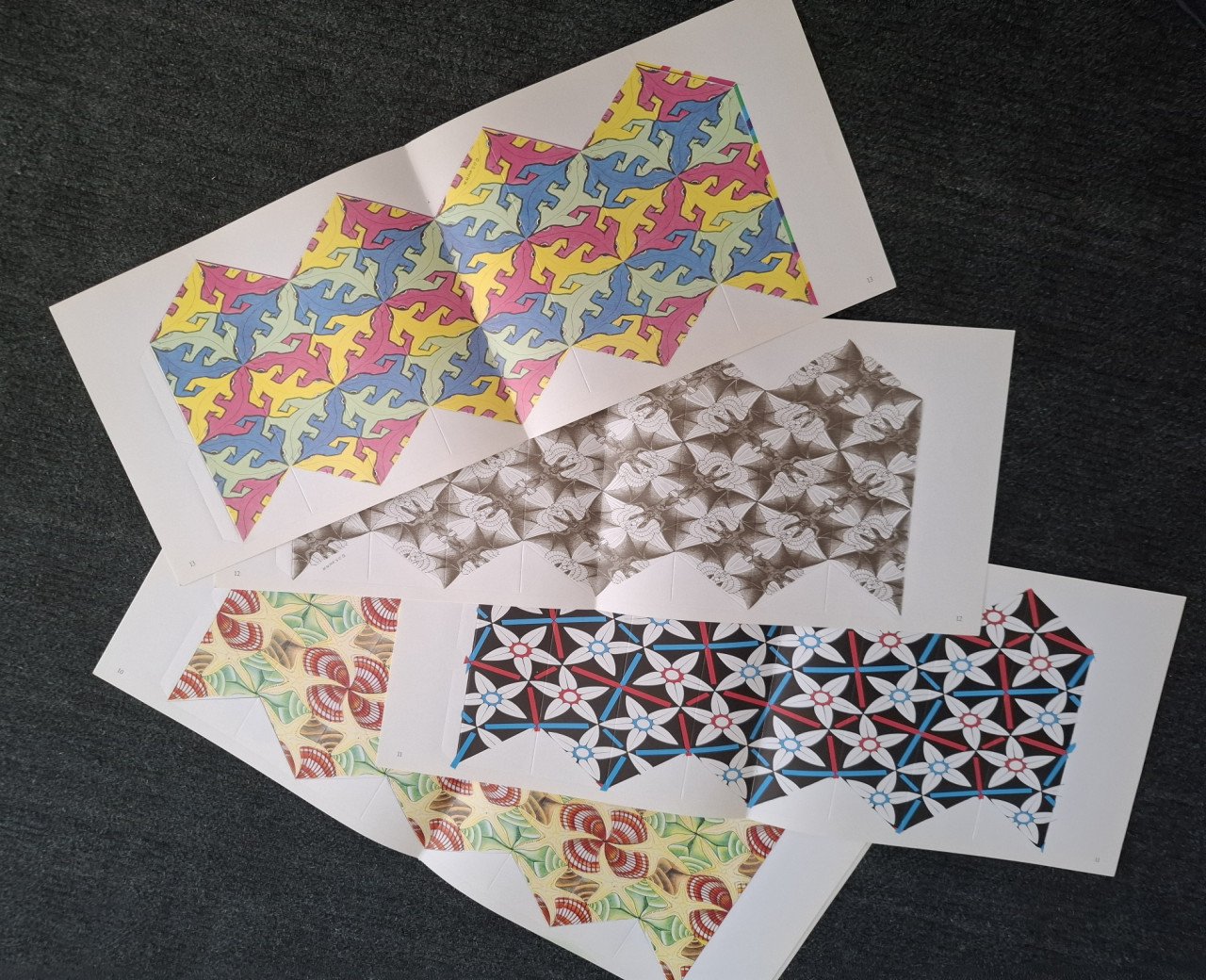 M.C. Escher Caleidocycli, door Doris Schattschneider, plus 12 werkbladen