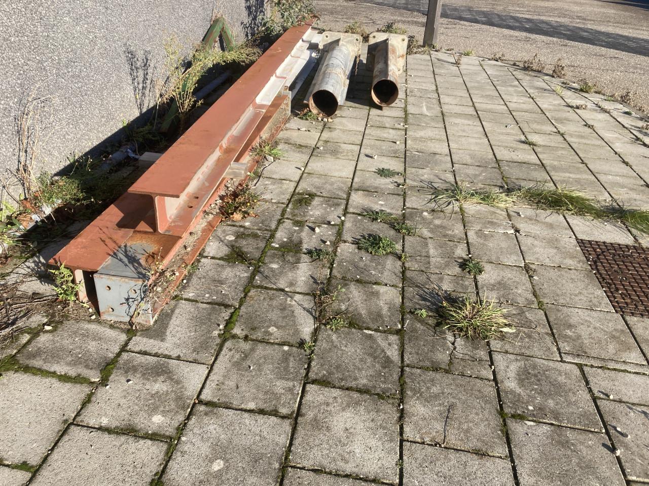 Ijzeren balken en pilaren