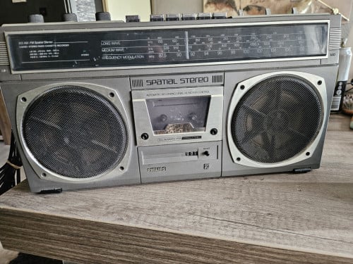 Vintage jaren 80 Philips Large 22AR510 Cassette Recorder (boombox)