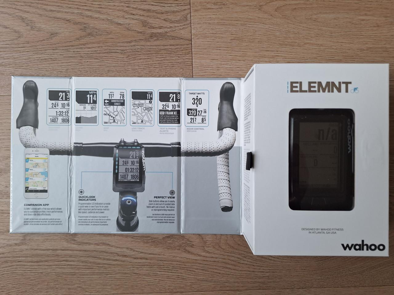 Wahoo Element fietscomputer.