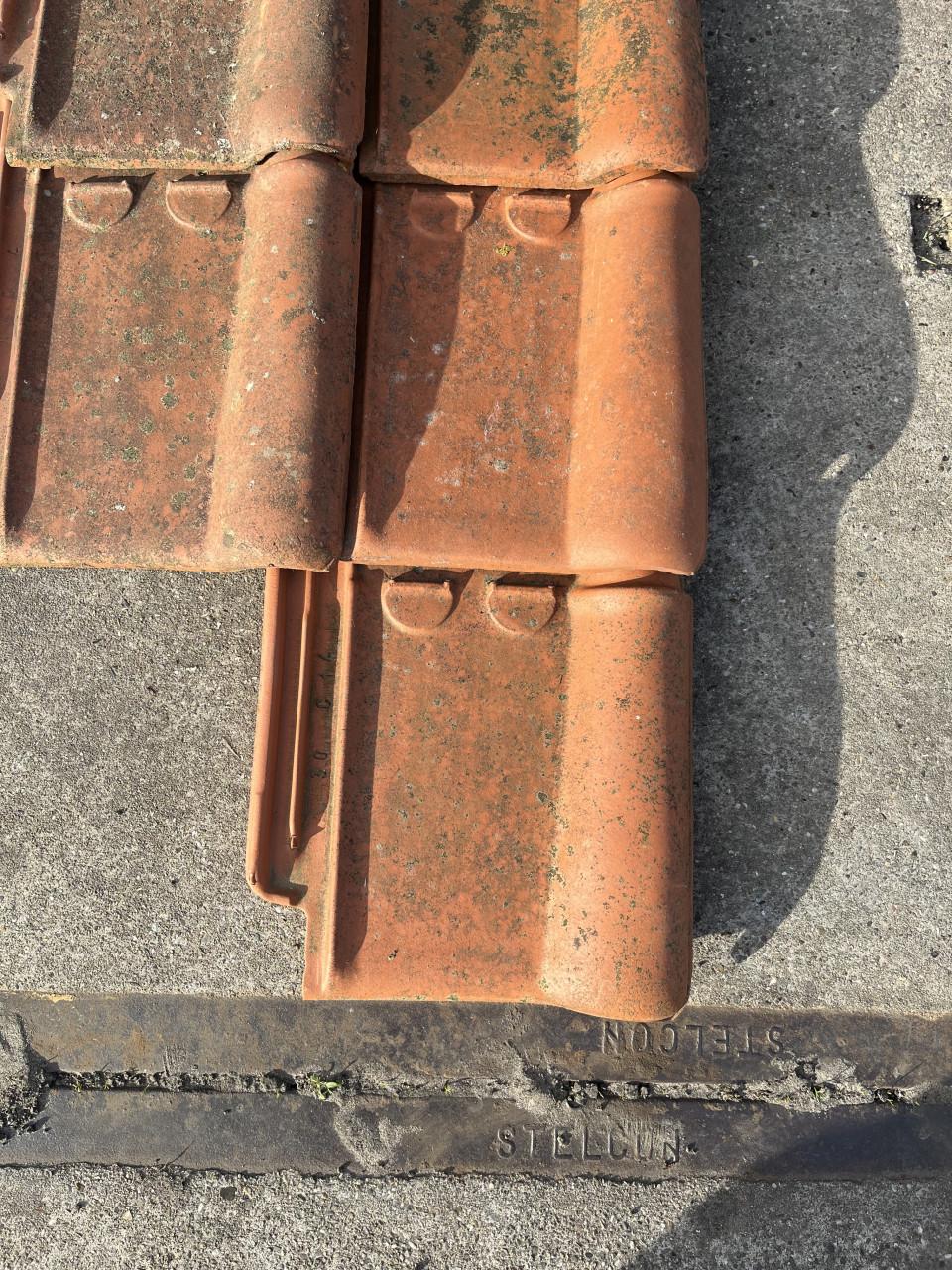 Dakpannen Koramic pottelberge stormpan 993 natuurrood en rustiek.