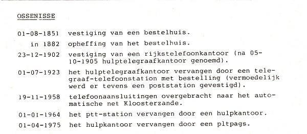 Envelop Ossenisse Laatste Dag Afstempeling