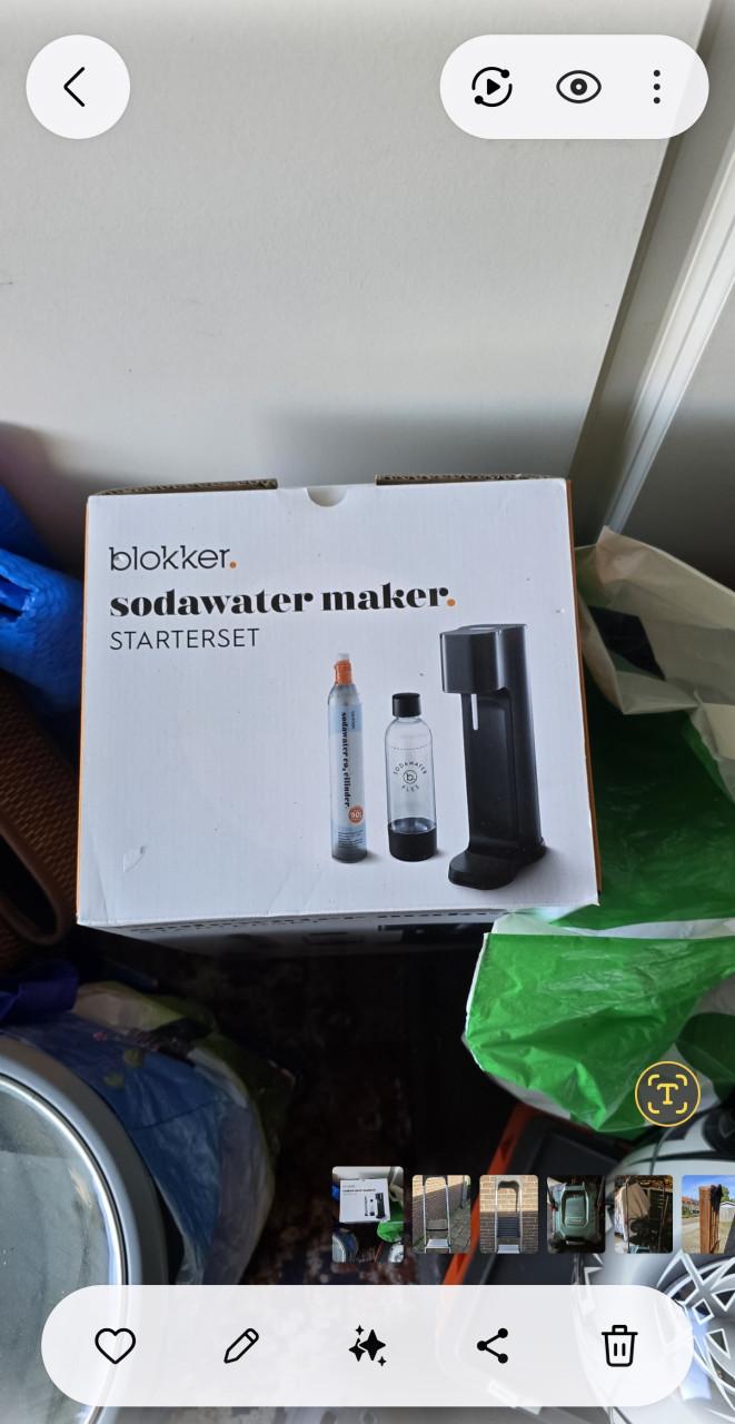 Nieuwe Sodawater maker met 2 cilinders
