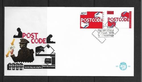 Postzegels eerstedagenvelop   E 163