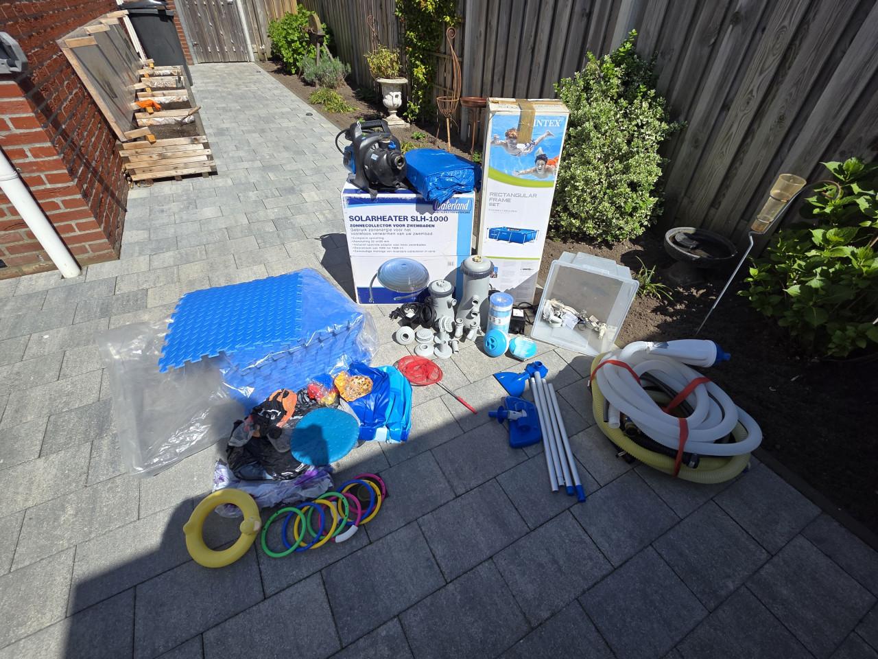 🌞 Zwembad met Complete Set – Direct klaar voor gebruik! 🏊‍♂️  T