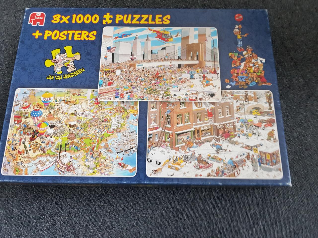 Puzzels Jan van Haasteren, 13 stuks