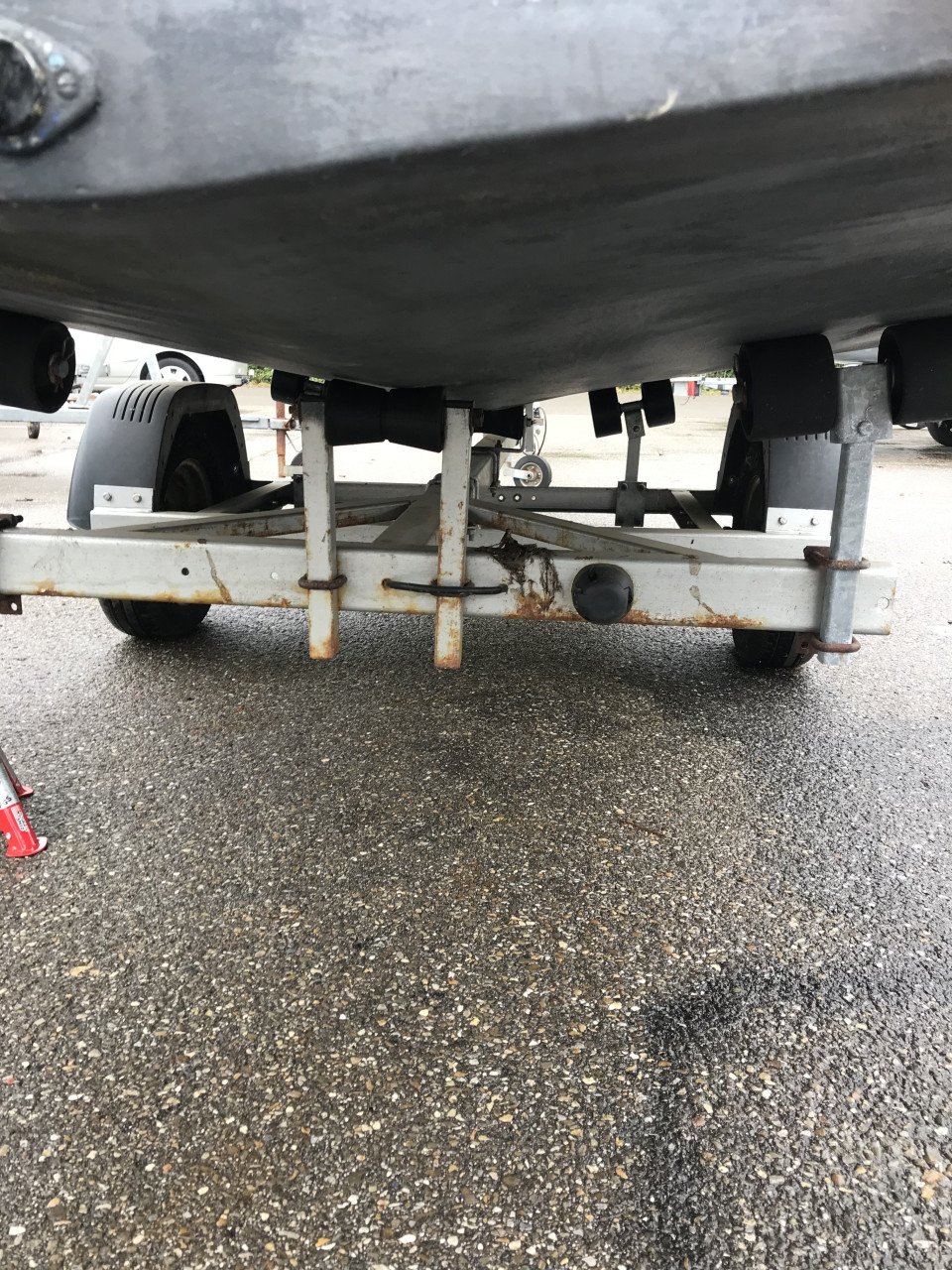 Boot Trailer met gratis zeilboot