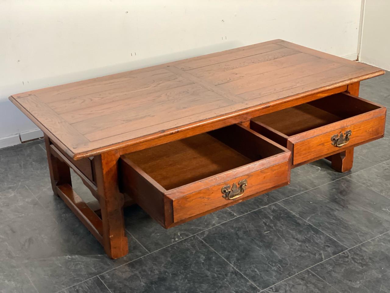 Prachtige Franse Boeren Salontafel.