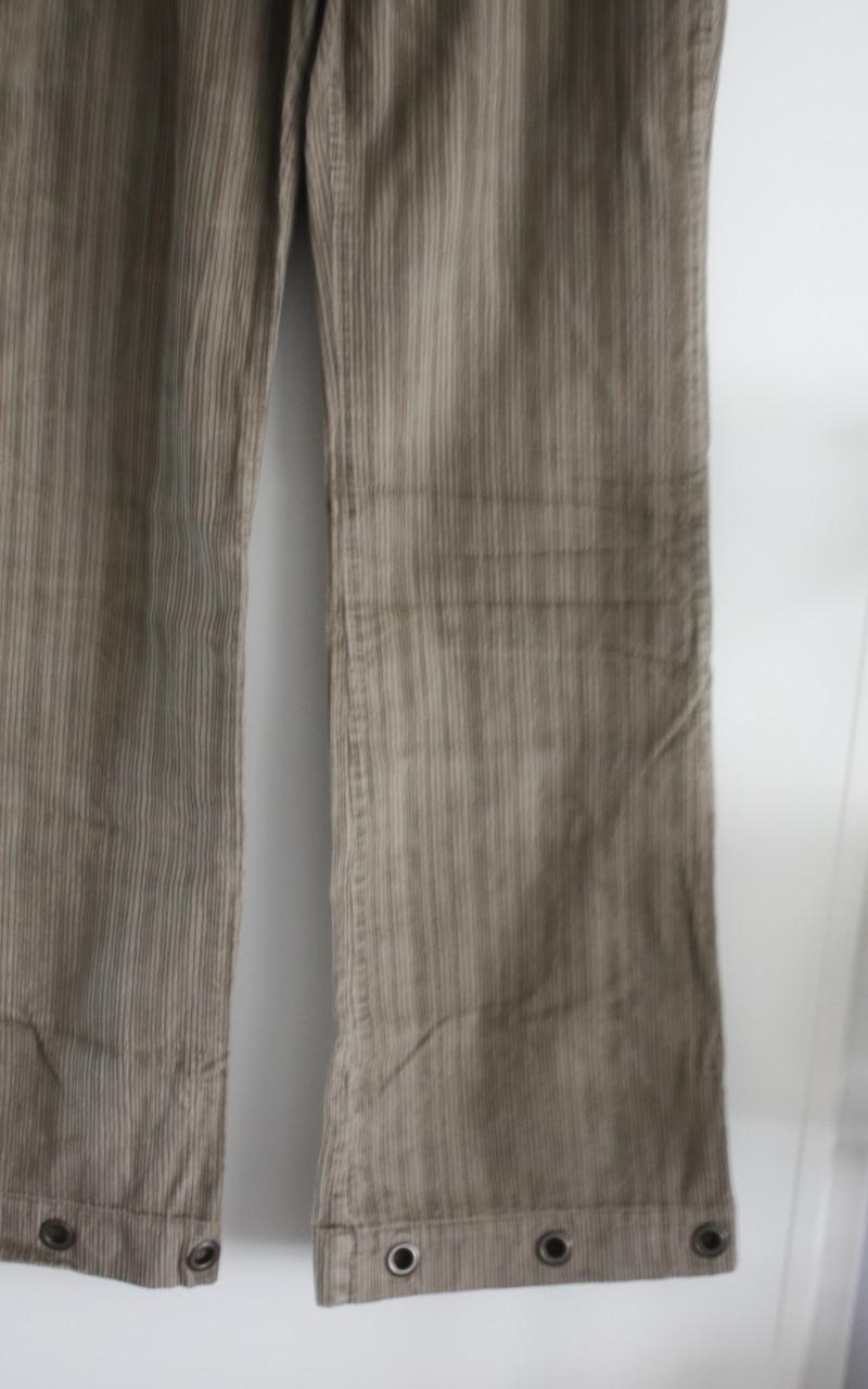 Bruin grijze ripbroek maat 30