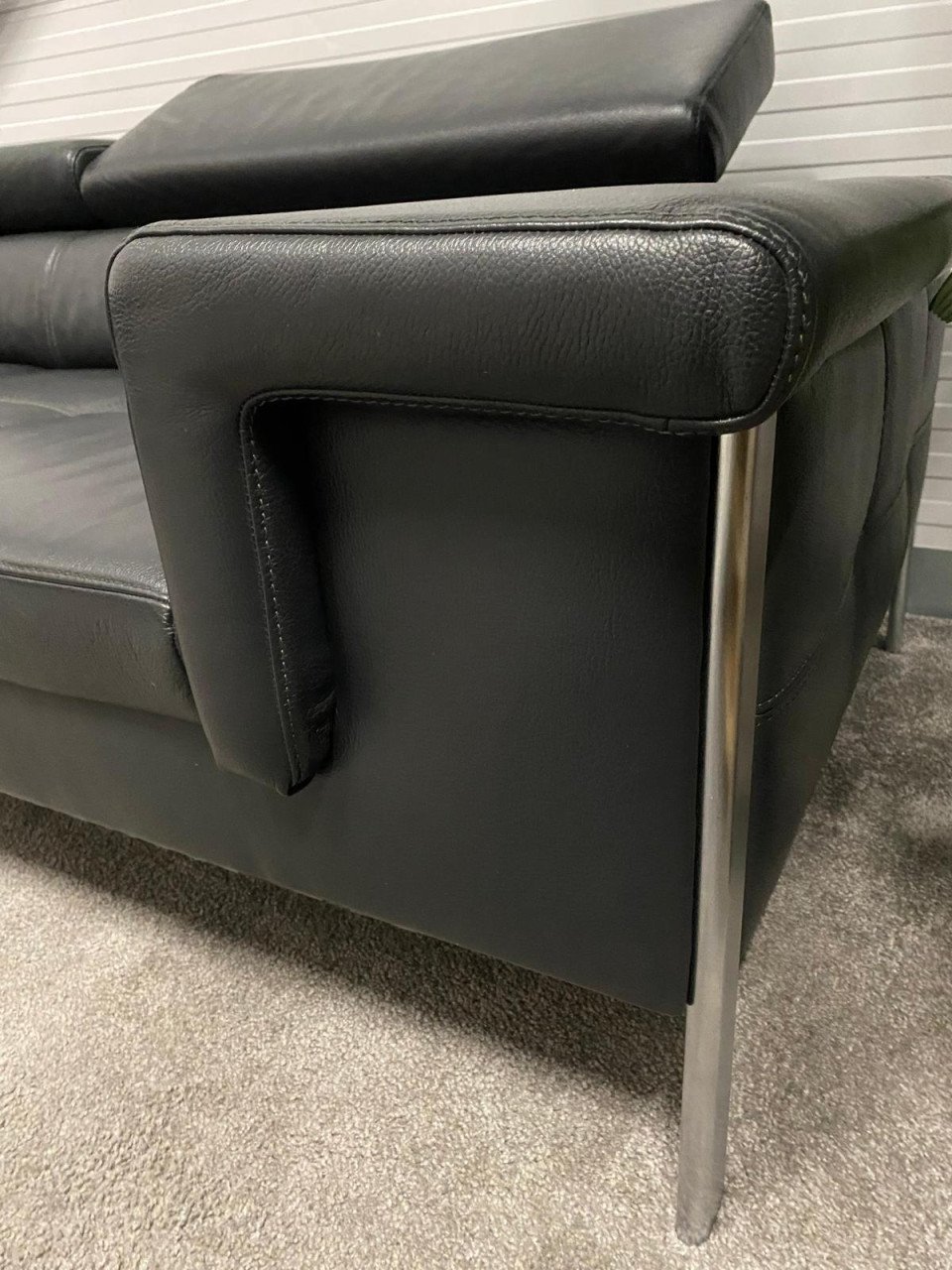 GRATIS LEVERING HEEL NL Montel Design Echt Leer Bankstel