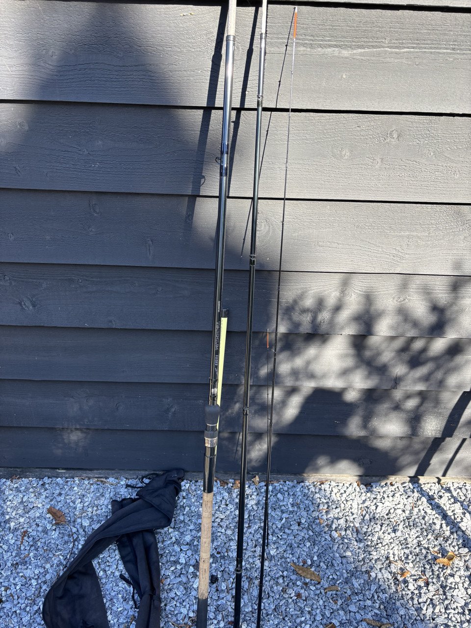 Shimano Technium heavy feeder super voor op het strand