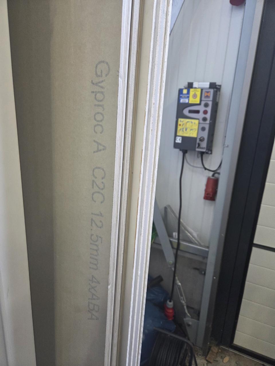 Gipsplaten en Gyproc A platen