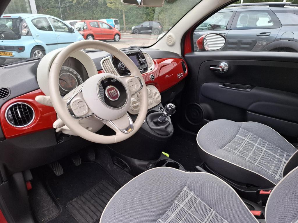 Fiat 500 twinair turbo collezione glazen schuifdak/nav/lmv