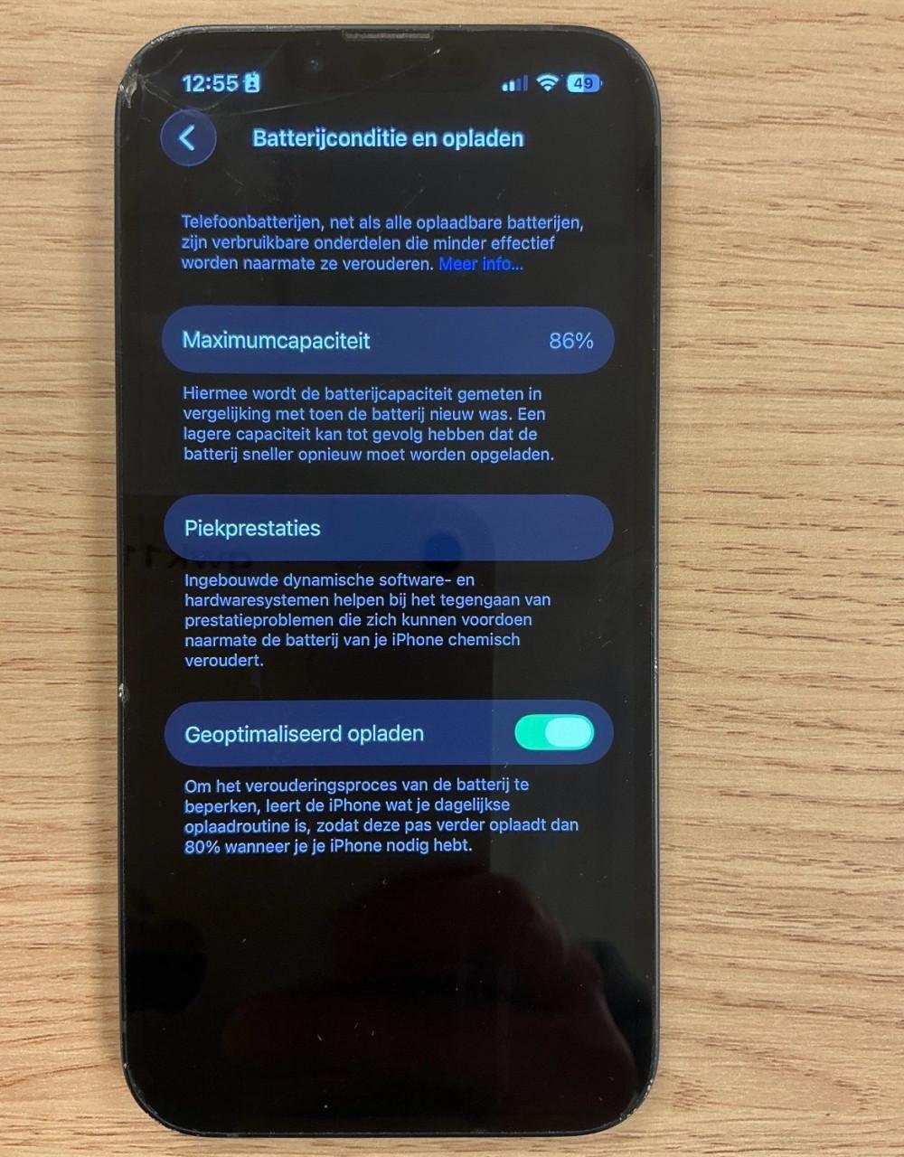 Iphone 13 zwart 128 GB