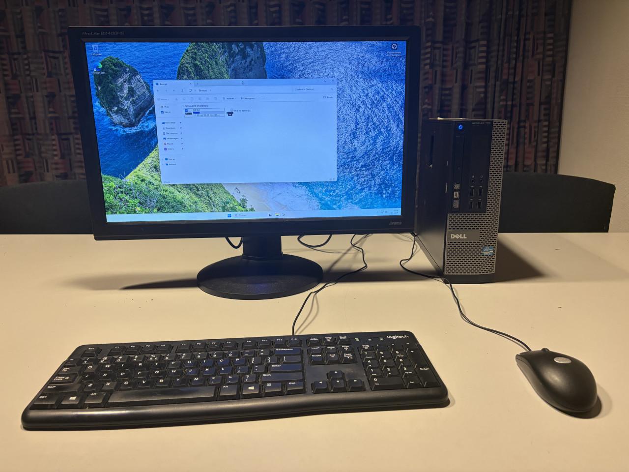 Complete Dell Optiplex 790 i5-2400 16Gb 128Gb Win11LTSC 24" 50€