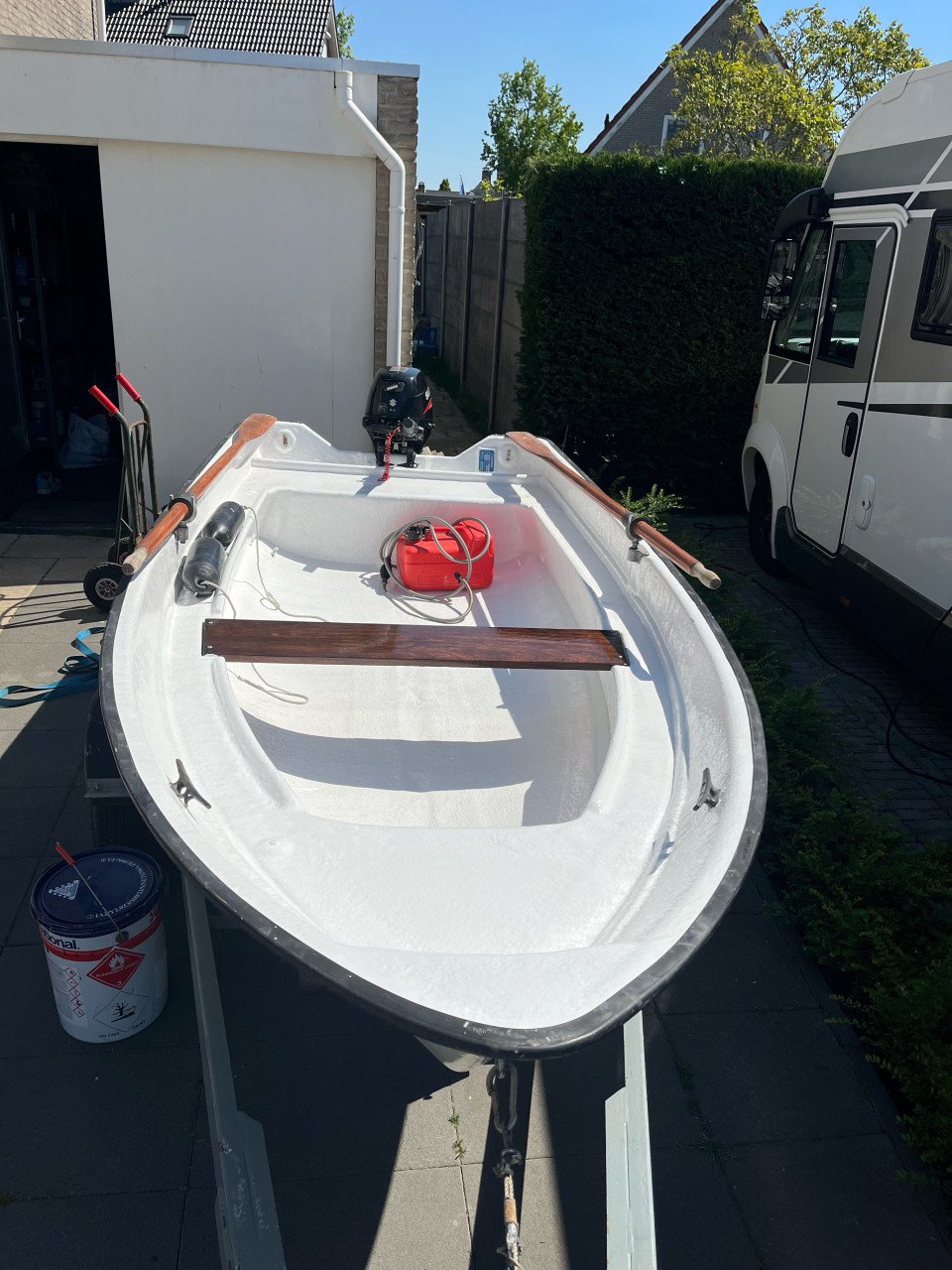 Crescent 380 met suzuki 8 pk