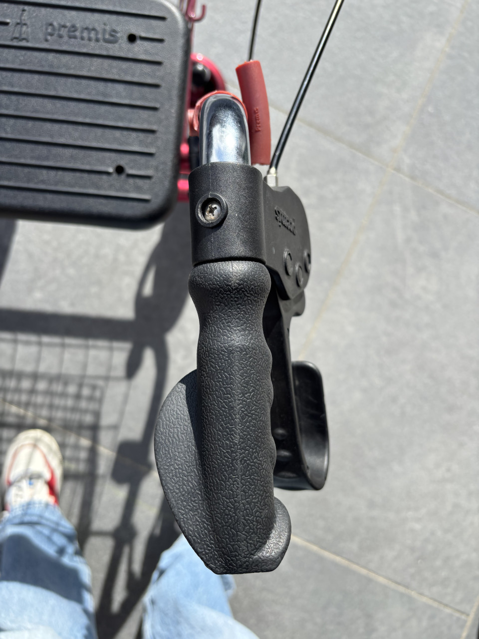 Premis Provo rollator rood (aubergine)