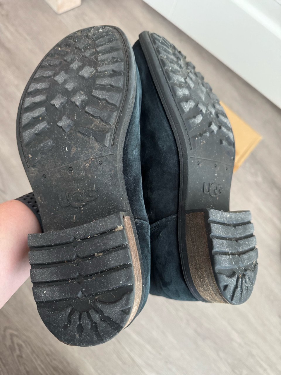 Zwarte vachtlaarzen van UGG in maat 42