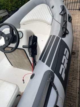 Zodiac pro 7 man met 50 pk Mercury, mooie set!