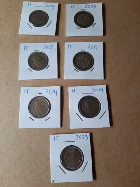2 euromunten Italië