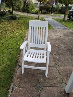 Tuintafel met 4 stoelen en kussens