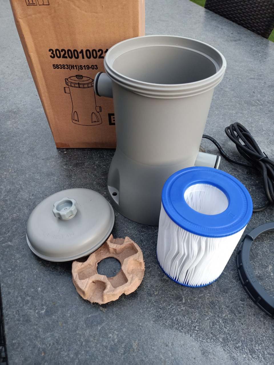 Zwembad filterpomp (bestway flowclear 58383, 2m3 p/u)