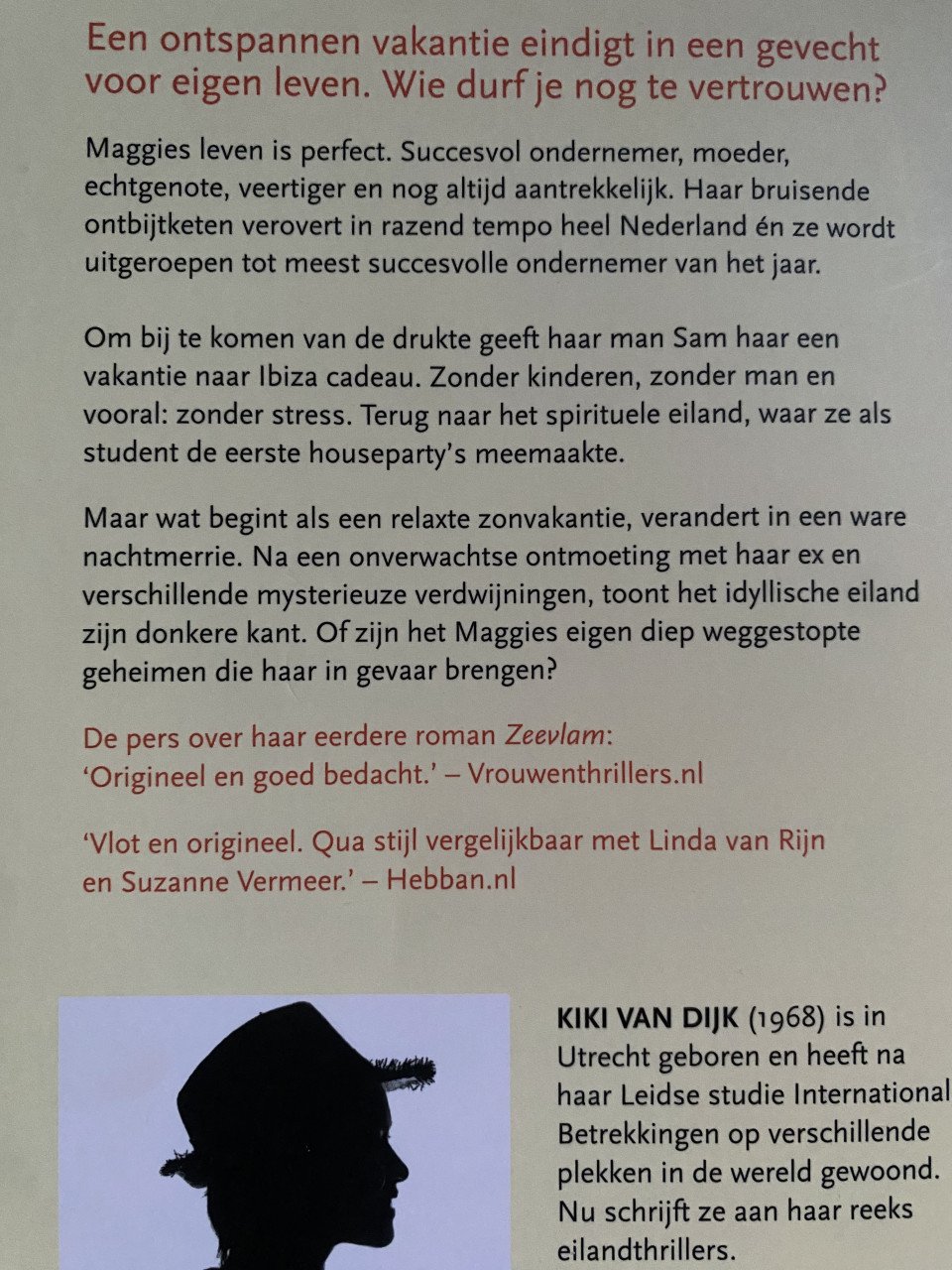 Boek Ibiza Kiki van Dijk