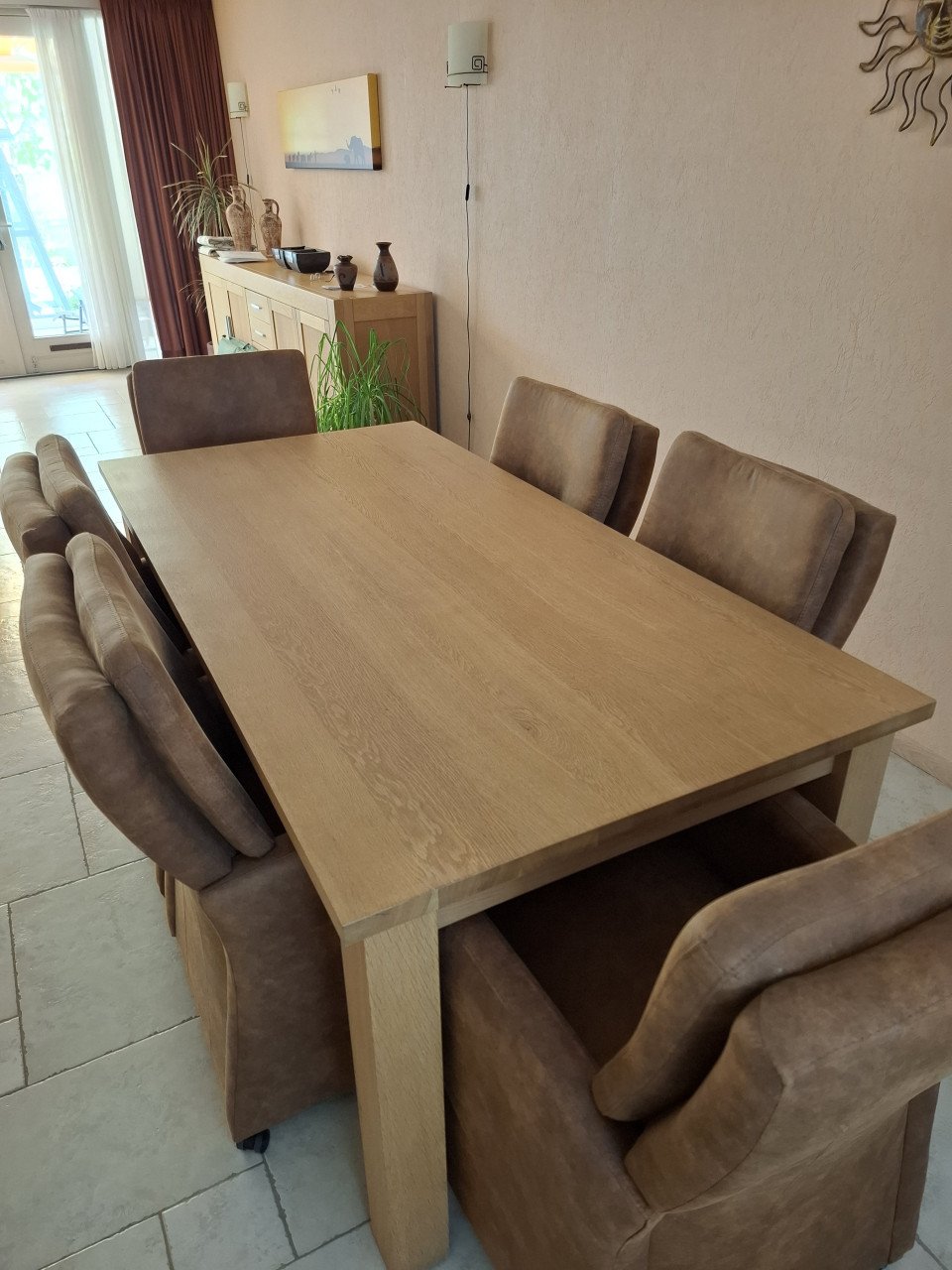 Eetkamertafel eiken