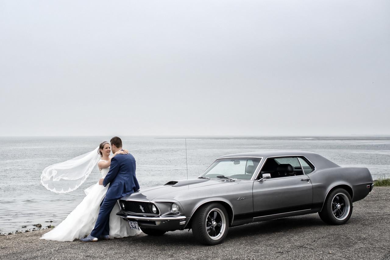 Zelf rijden in een trouwauto in 2027? , deze mustang staat voor je klaar!