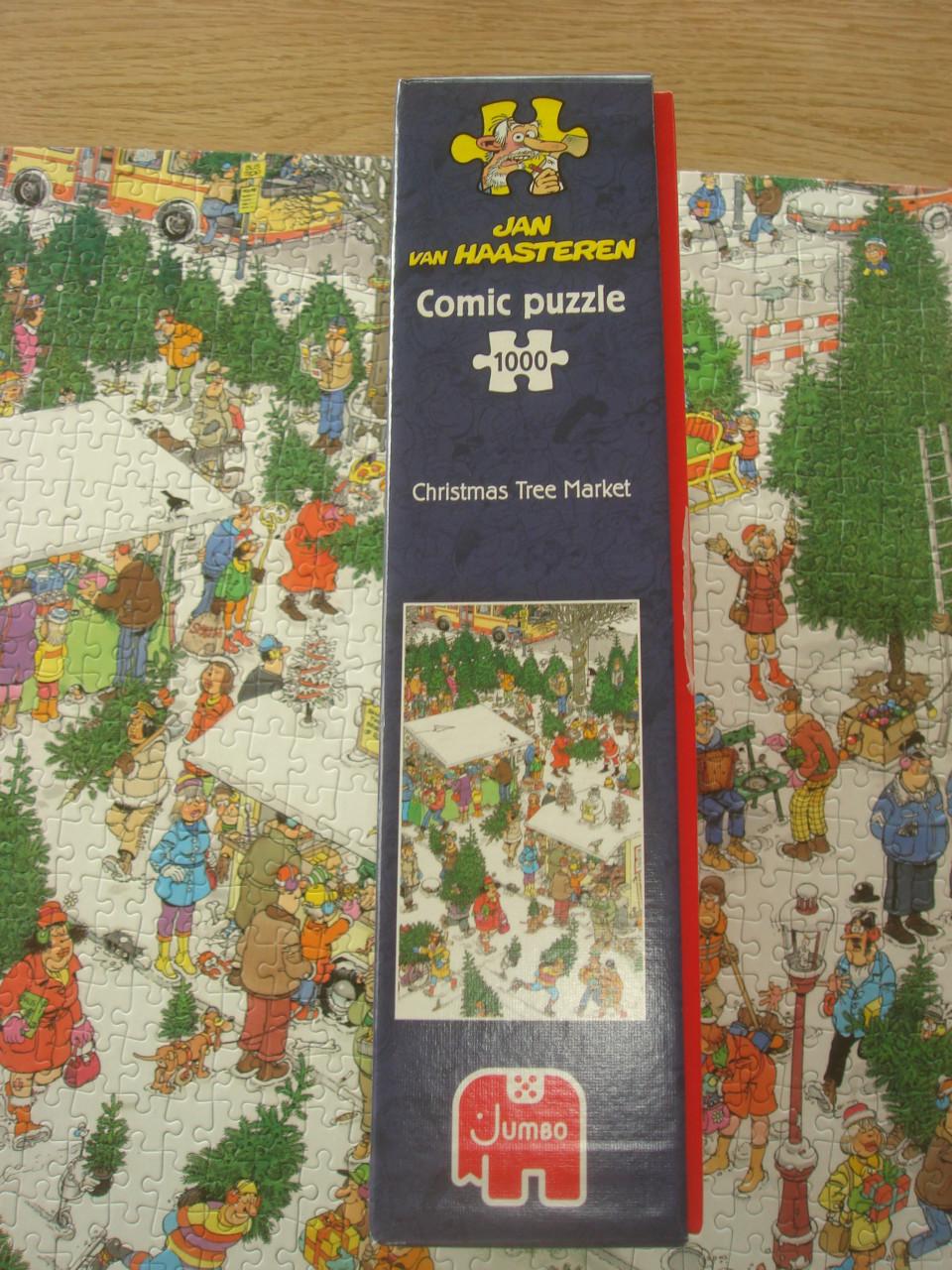 Te koop Complete Jan van Haasteren puzzel Christmas tree Market