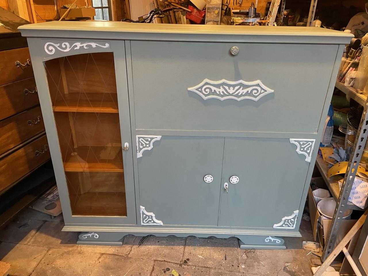 Vintage sfeervolle kast