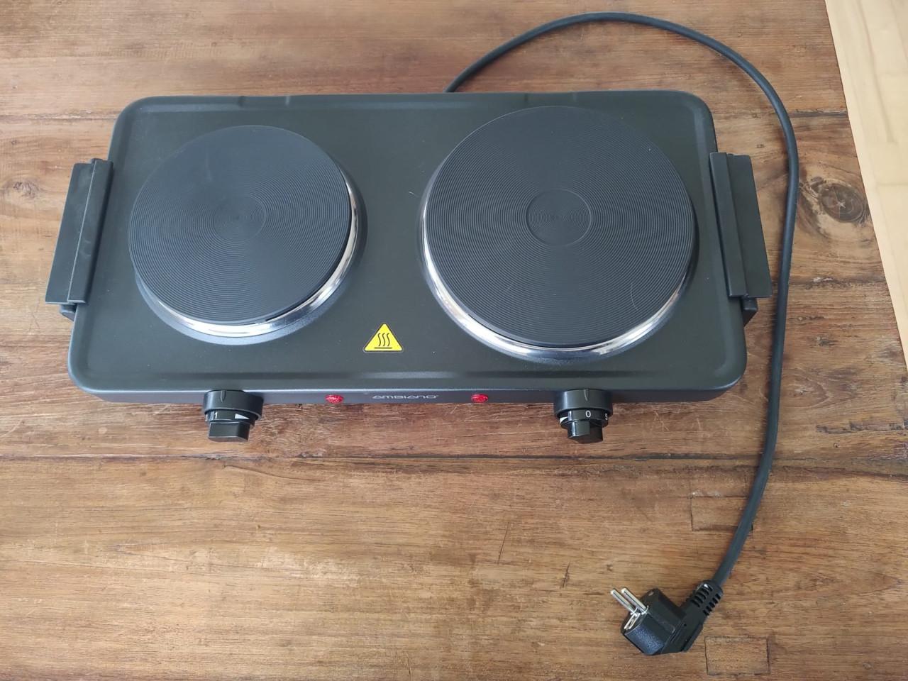 Dubbele elektrische kookplaat