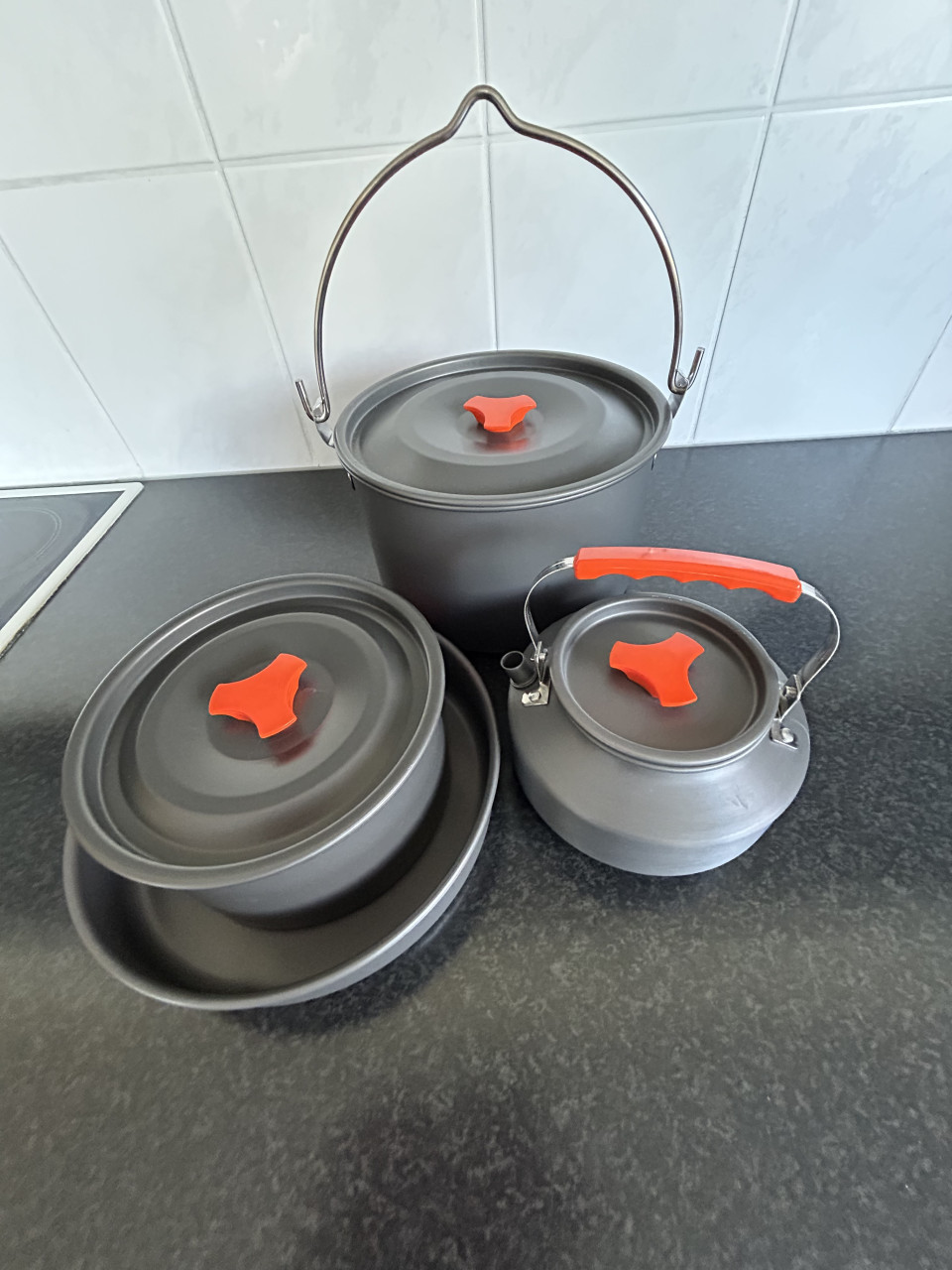 Camping pannenset.